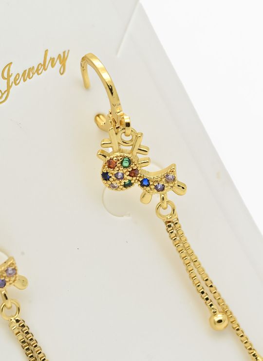 ARETES RODIO MARCA XUPING MICROCIRCONES /YSX