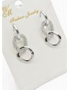 ARETES RODIO MARCA XUPING MICROCIRCONES /YSX