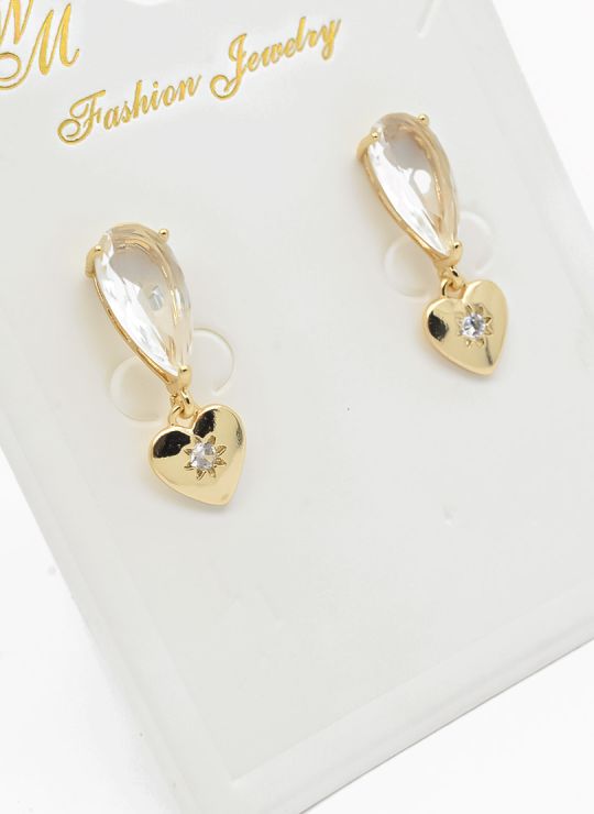 ARETES RODIO MARCA XUPING MICROCIRCONES /YSX