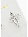 ARETES RODIO MARCA XUPING MICROCIRCONES /YSX