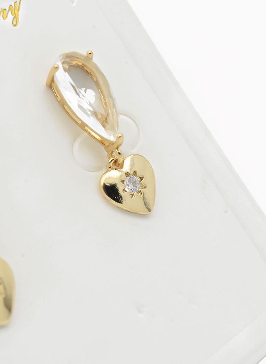 ARETES RODIO MARCA XUPING MICROCIRCONES /YSX