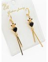 ARETES RODIO MARCA XUPING MICROCIRCONES /YSX