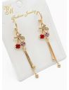 ARETES RODIO MARCA XUPING MICROCIRCONES /YSX