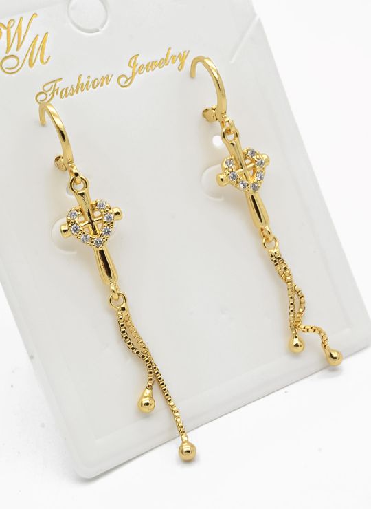ARETES RODIO MARCA XUPING MICROCIRCONES /YSX