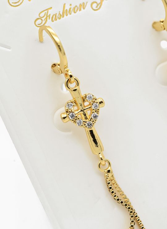 ARETES RODIO MARCA XUPING MICROCIRCONES /YSX