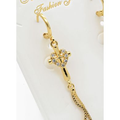 ARETES RODIO MARCA XUPING MICROCIRCONES /YSX