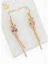 ARETES RODIO MARCA XUPING MICROCIRCONES /YSX