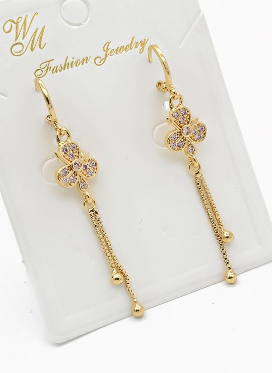 ARETES RODIO MARCA XUPING MICROCIRCONES /YSX