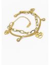PULSERA COMBINADA EN ACERO INOXIDABLE 316L VIP