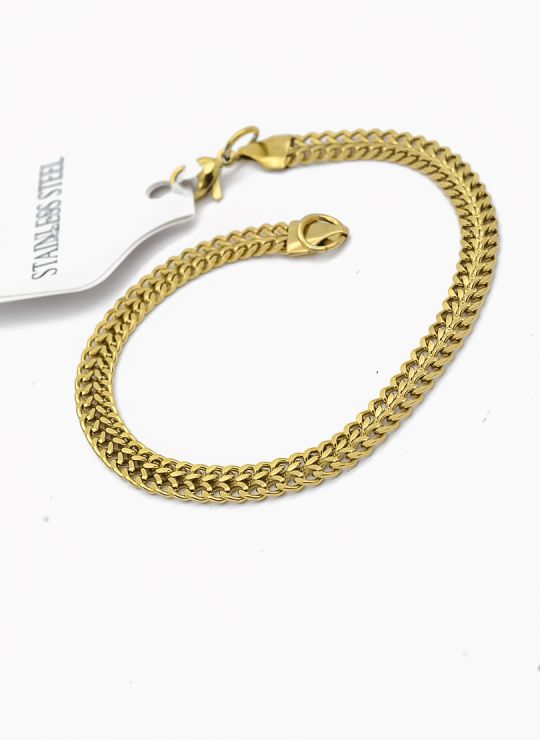 PULSERA COMBINADA EN ACERO INOXIDABLE 316L VIP