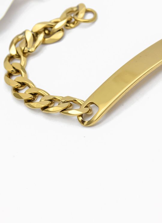 PULSERA COMBINADA EN ACERO INOXIDABLE 316L VIP