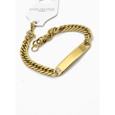 PULSERA COMBINADA EN ACERO INOXIDABLE 316L VIP