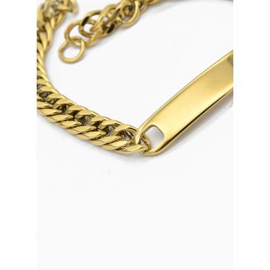 PULSERA COMBINADA EN ACERO INOXIDABLE 316L VIP