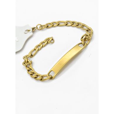PULSERA COMBINADA EN ACERO INOXIDABLE 316L VIP