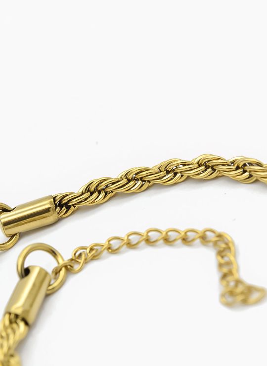 PULSERA COMBINADA EN ACERO INOXIDABLE 316L VIP
