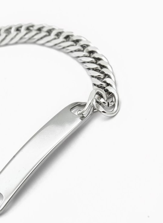 PULSERA COMBINADA EN ACERO INOXIDABLE 316L VIP