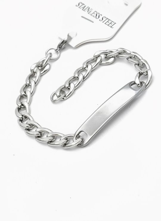 PULSERA COMBINADA EN ACERO INOXIDABLE 316L VIP