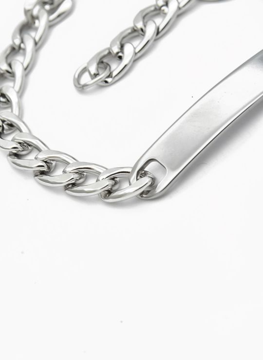 PULSERA COMBINADA EN ACERO INOXIDABLE 316L VIP
