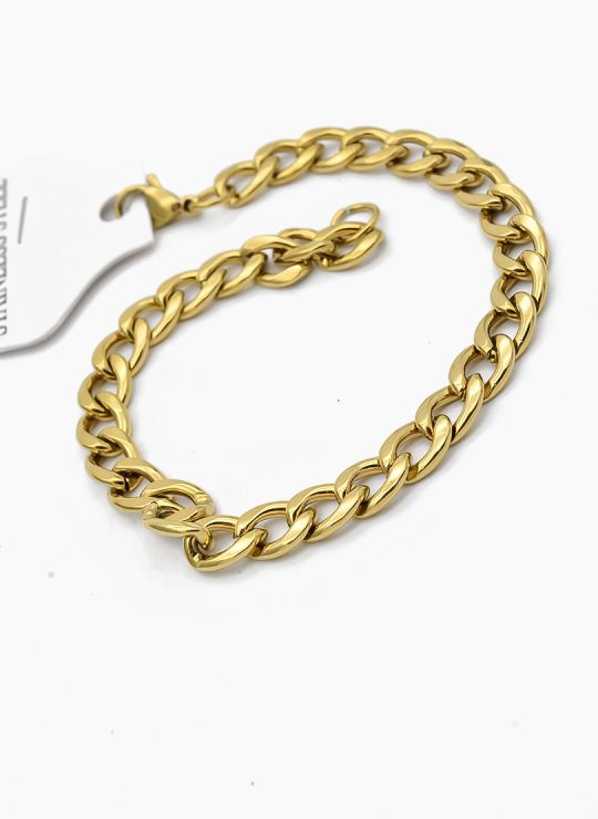 PULSERA COMBINADA EN ACERO INOXIDABLE 316L VIP
