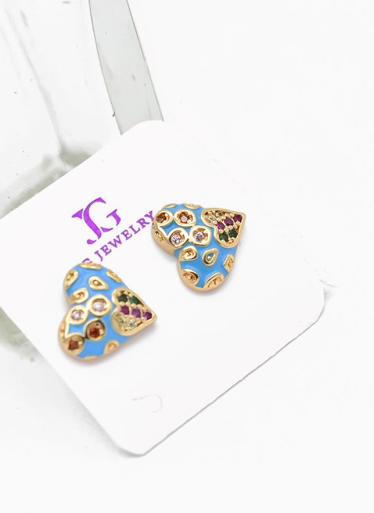 ARETES RODIO MARCA XUPING MICROCIRCONES /YSX