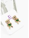 ARETES RODIO MARCA XUPING MICROCIRCONES /YSX