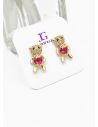 ARETES RODIO MARCA XUPING MICROCIRCONES /YSX
