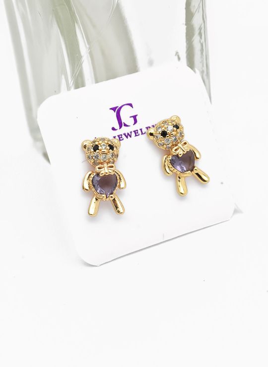 ARETES RODIO MARCA XUPING MICROCIRCONES /YSX