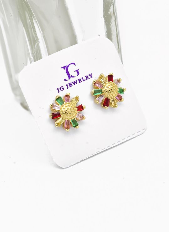 ARETES RODIO MARCA XUPING MICROCIRCONES /YSX