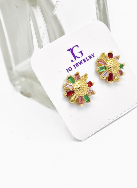 ARETES RODIO MARCA XUPING MICROCIRCONES /YSX