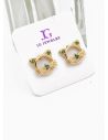 ARETES RODIO MARCA XUPING MICROCIRCONES /YSX
