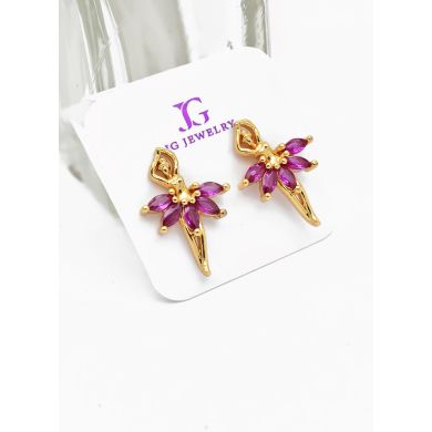 ARETES RODIO MARCA XUPING MICROCIRCONES /YSX