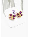 ARETES RODIO MARCA XUPING MICROCIRCONES /YSX