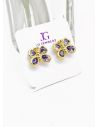 ARETES RODIO MARCA XUPING MICROCIRCONES /YSX