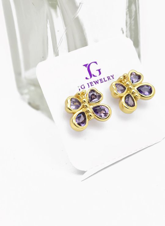 ARETES RODIO MARCA XUPING MICROCIRCONES /YSX