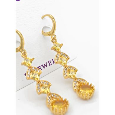 ARETES RODIO MARCA XUPING MICROCIRCONES /YSX