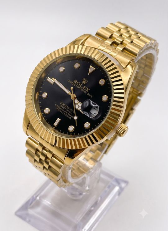 RELOJ CON CALENDARIO/SEGUNDERO LATERAL CALIDAD AAA PULSO ACERADO REFORZADO PREMIUM/NO SUMERGIBLE