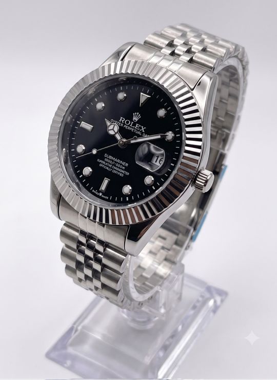 RELOJ CON CALENDARIO/SEGUNDERO LATERAL CALIDAD AAA PULSO ACERADO REFORZADO PREMIUM/NO SUMERGIBLE