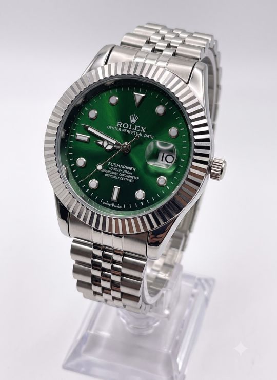 RELOJ CON CALENDARIO/SEGUNDERO LATERAL CALIDAD AAA PULSO ACERADO REFORZADO PREMIUM/NO SUMERGIBLE