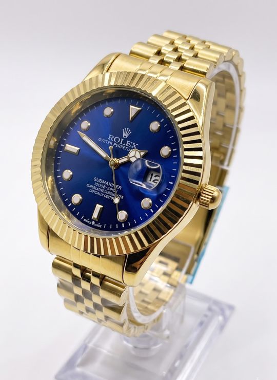 RELOJ CON CALENDARIO/SEGUNDERO LATERAL CALIDAD AAA PULSO ACERADO REFORZADO PREMIUM/NO SUMERGIBLE