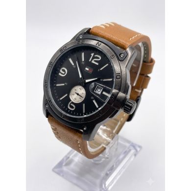 RELOJ CON CALENDARIO/SEGUNDERO LATERAL CALIDAD AAA PULSO CUERO REFORZADO PREMIUM/NO SUMERGIBLE