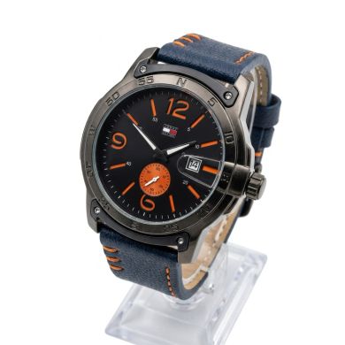 RELOJ CON CALENDARIO/SEGUNDERO LATERAL CALIDAD AAA PULSO CUERO REFORZADO PREMIUM/NO SUMERGIBLE