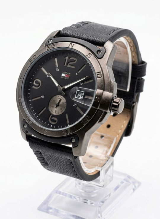 RELOJ CON CALENDARIO/SEGUNDERO LATERAL CALIDAD AAA PULSO CUERO REFORZADO PREMIUM/NO SUMERGIBLE