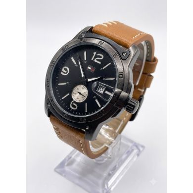 RELOJ CON CALENDARIO/SEGUNDERO LATERAL CALIDAD AAA PULSO CUERO REFORZADO PREMIUM/NO SUMERGIBLE