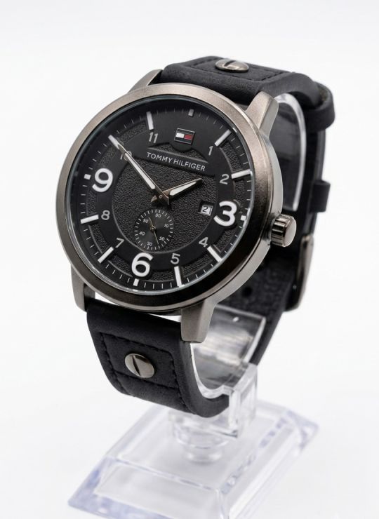 RELOJ CON CALENDARIO/SEGUNDERO LATERAL CALIDAD AAA PULSO CUERO REFORZADO PREMIUM/NO SUMERGIBLE