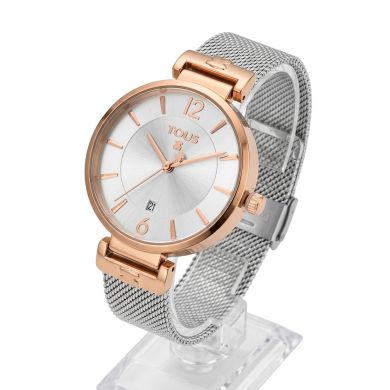 RELOJ CON CALENDARIO/SEGUNDERO LATERAL CALIDAD AAA PULSO ACERADO REFORZADO PREMIUM/NO SUMERGIBLE