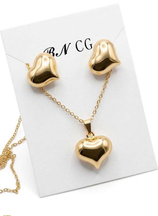 SET DE COLLAR Y DIJE EN RODIO CON MICROCIRCIONES