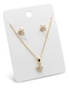SET DE COLLAR Y DIJE EN RODIO CON MICROCIRCIONES/XUPING