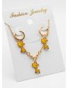 SET DE COLLAR Y DIJE EN RODIO CON MICROCIRCIONES/XUPING