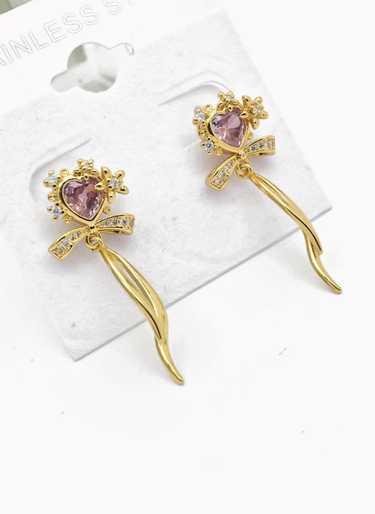 ARETES RODIO MARCA XUPING MICROCIRCONES /YSX