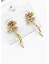 ARETES RODIO MARCA XUPING MICROCIRCONES /YSX